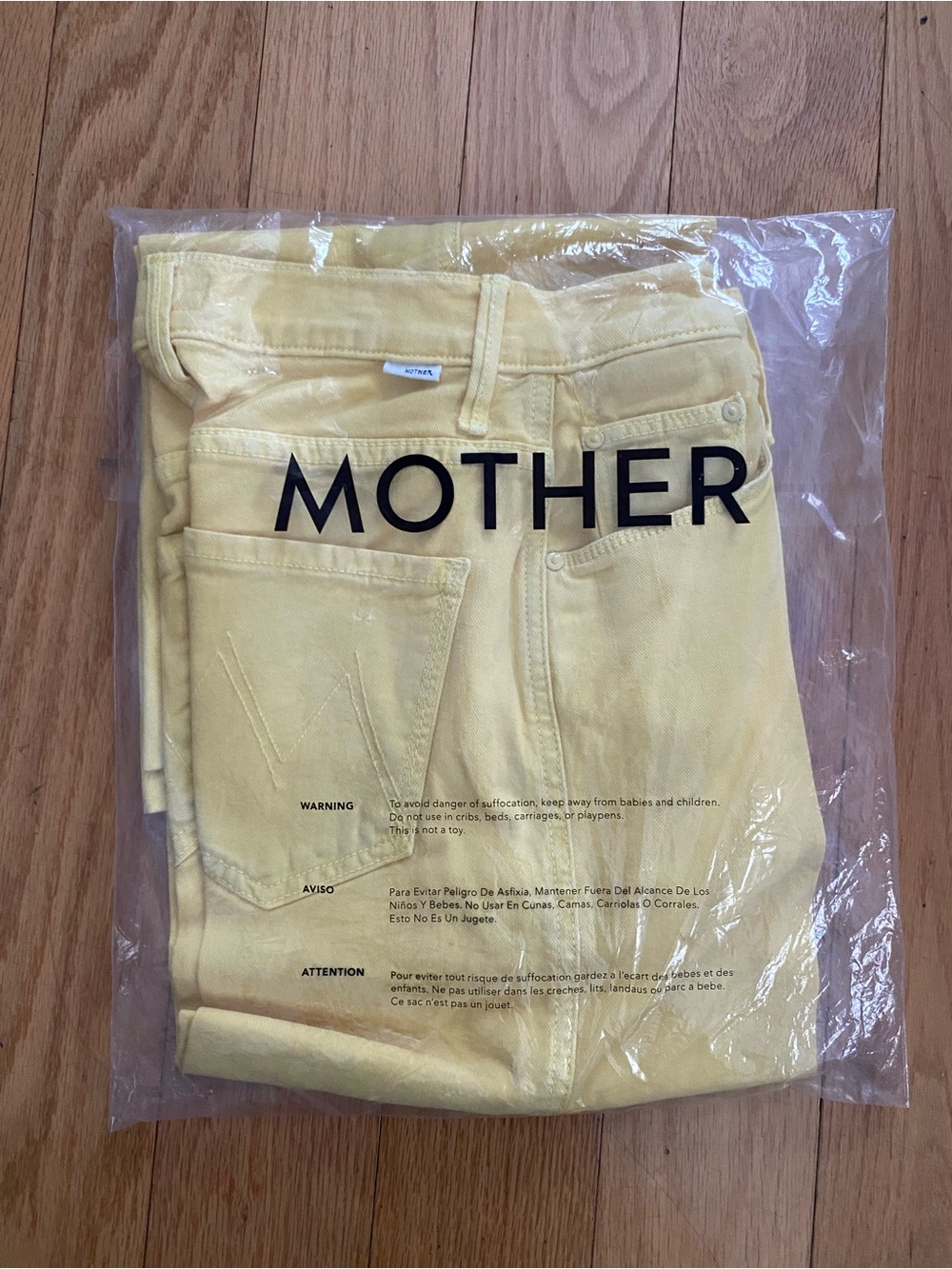 MOTHER Women's Yellow Jeans